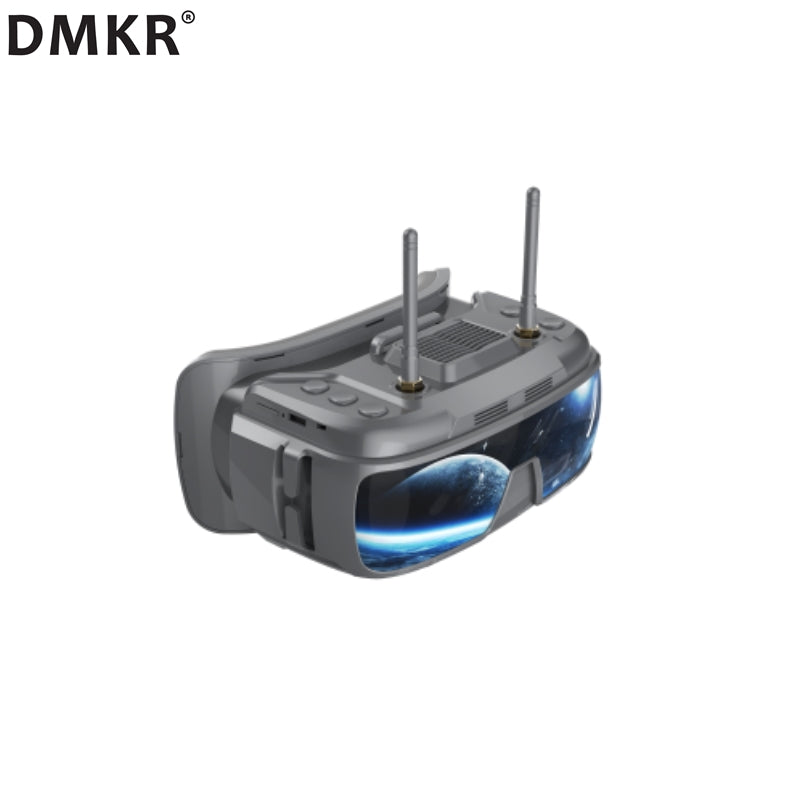 DMKR | 3.5 Inches 5.8G FPV Video Goggles Integrated 40-Channel High-Sensitivity Receiver Module VR200