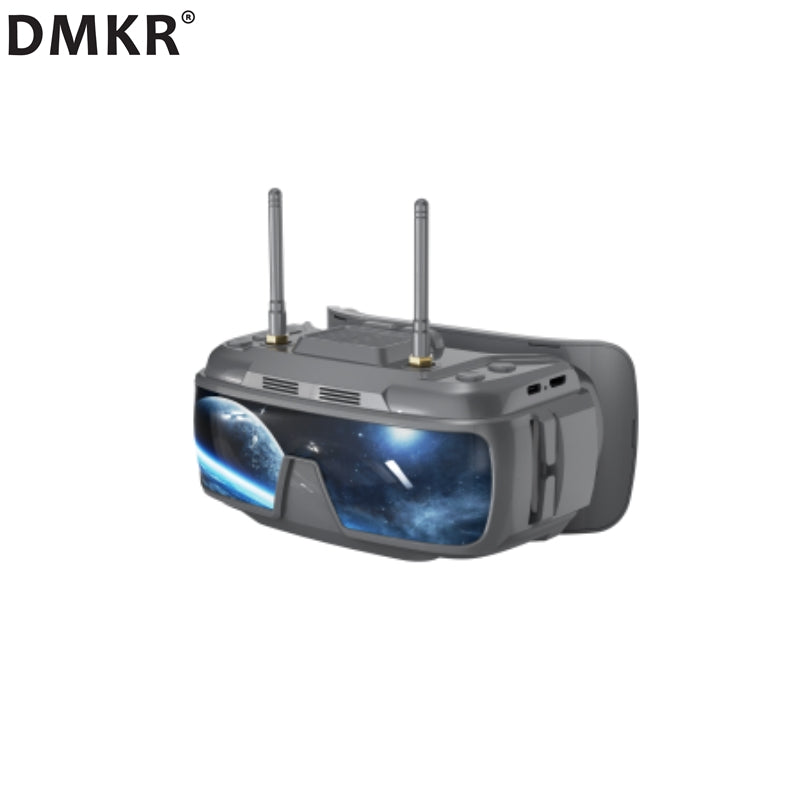 DMKR | 3.5 Inches 5.8G FPV Video Goggles Integrated 40-Channel High-Sensitivity Receiver Module VR200