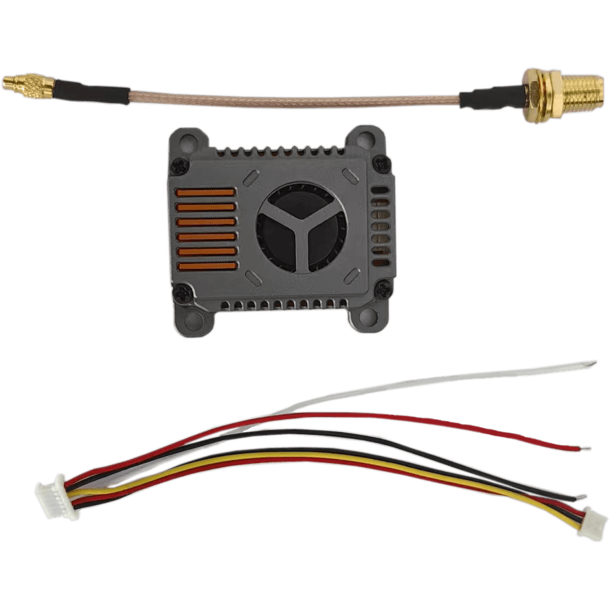 3000mW VTX 5.8G Long Range FPV VTX(5G3,48CH,25-3000mW, 2-8S,OSD,Betaflight,Smart Audio, MMCX) - jaribel