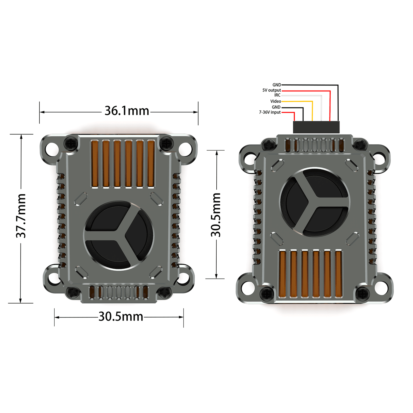 3000mW VTX 5.8G Long Range FPV VTX(5G3,48CH,25-3000mW, 2-8S,OSD,Betaflight,Smart Audio, MMCX) - jaribel