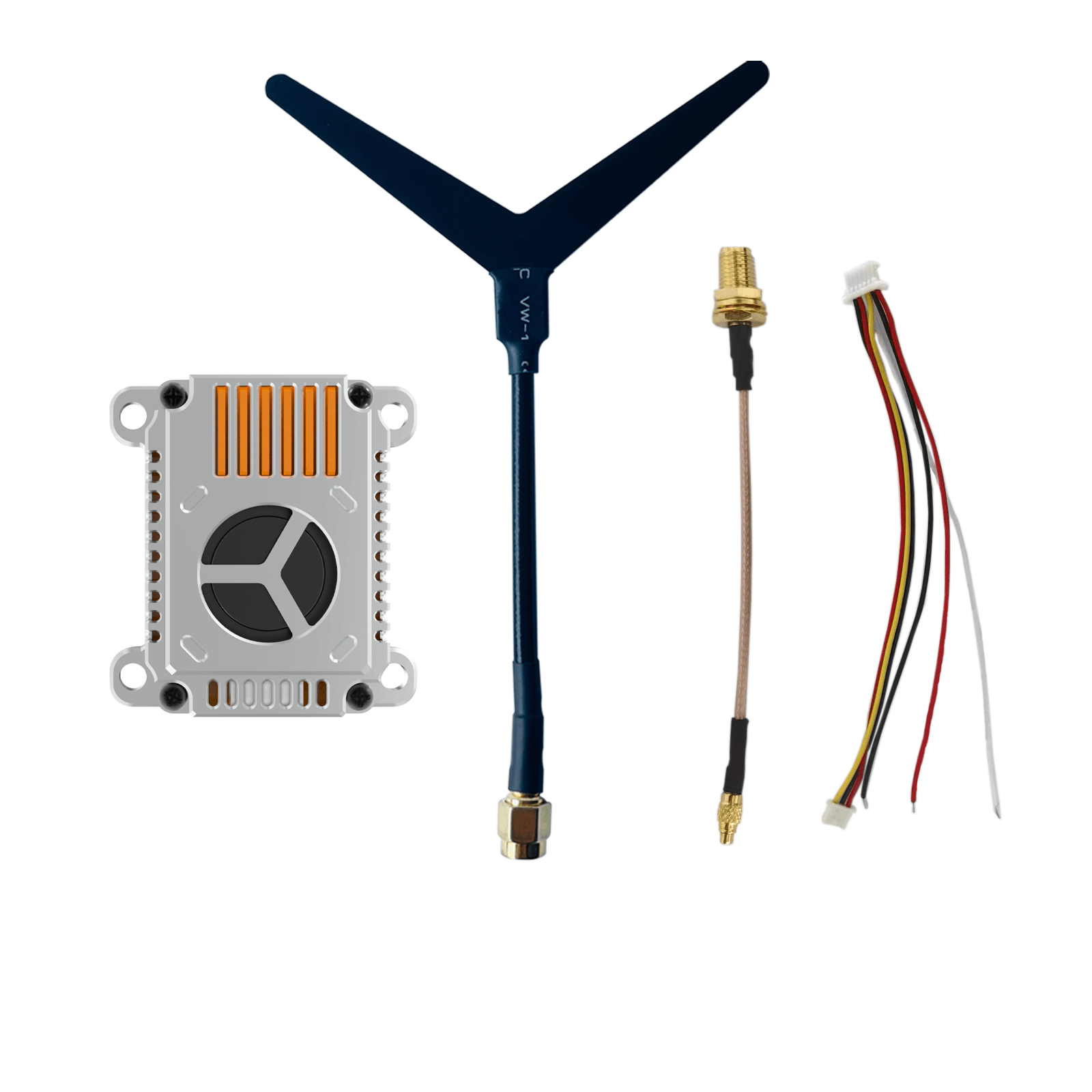 2000mW VTX 1.2G/1.3G Long Range FPV VTX(1G2,9CH,25/2000mW, 2-8S,OSD,Betaflight,Smart Audio, MMCX) - jaribel